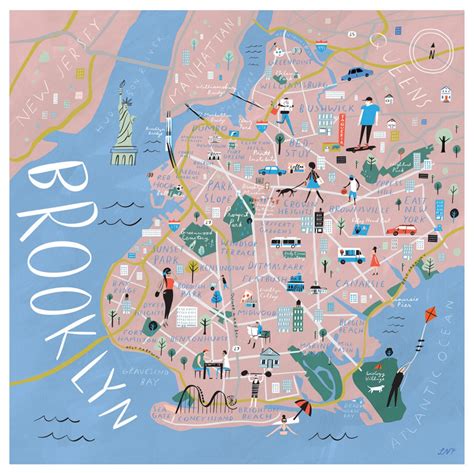 Printable Map Of Brooklyn Streets Hot Sex Picture