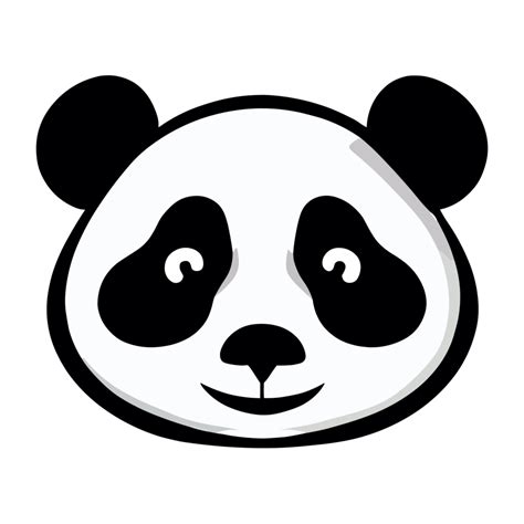 Panda Visage Icône Clipart Transparent Contexte 24044181 Png