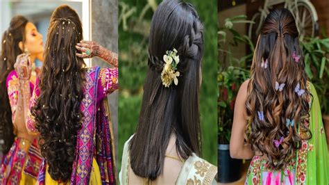 Latest Open Hairstyle Party Wear Open Hairstyle Pictures Komal Fashion Ideas Youtube