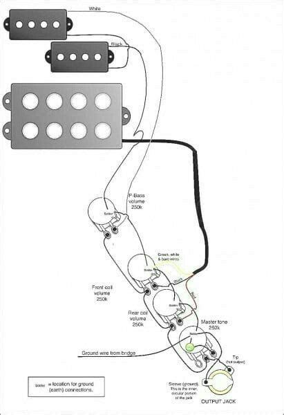 I bought these because i have to been happy with the pots that came from fender when i took them off it said js pots which from using them in the past they work good but cts is way better i came. Fender P J Bass Wiring Diagram | Wire