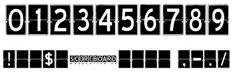 Scoreboard Font
