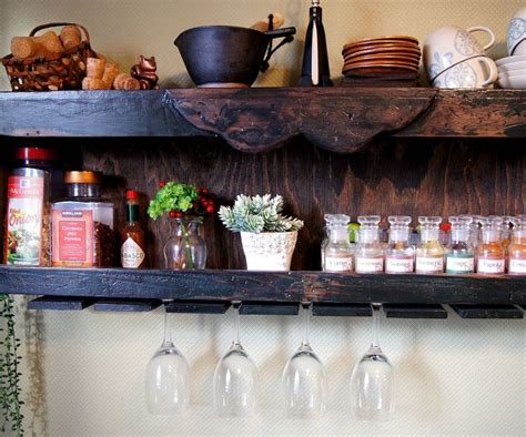 Diy Wood Spice Rack With A Pallet Wine Glass Holder 5 Steps With