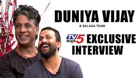duniya vijay and salaga movie team exclusive interview dolly dhananjay tv5 kannada youtube