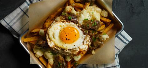 Short Rib Poutine With A Fried Egg American Egg Board