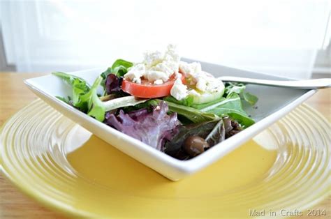 Simple Greek Salad Dressing Mad In Crafts