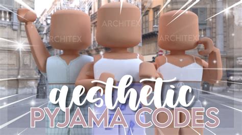 Aesthetic Pyjamapajama Outfit Codes For Bloxburg With Links Blox Architex Youtube