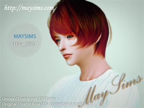 Mayims Sims 4 Hair Mayts4hair 58u Sims 4 Sims Sims 4 Hair Male