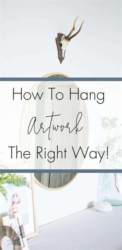 How To Hang Art The Right Way Project Allen Designs