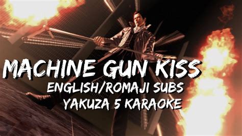 Machine Gun Kiss Full Englishromaji Sub Yakuza 5 Karaoke Youtube