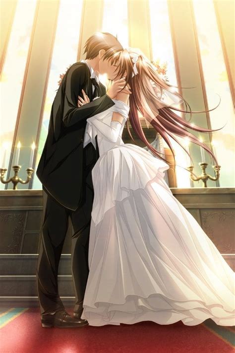 永遠に Eien Ni Anime Wedding Cute Anime Couples Anime Couples