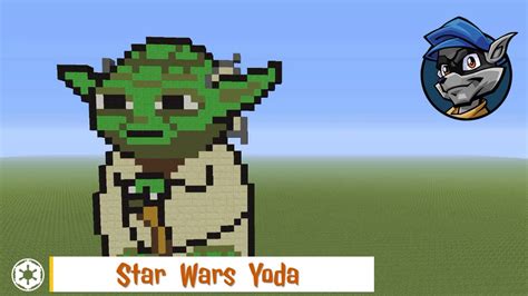 Minecraft Pixel Art Star Wars Yoda Tutorial Deutsch Youtube