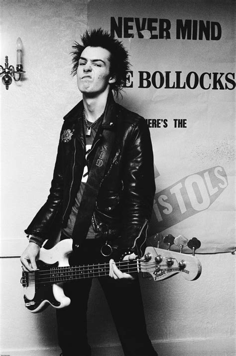 Sid Vicious Sex Pistols And Punk Image Never Mind The Bollocks Here