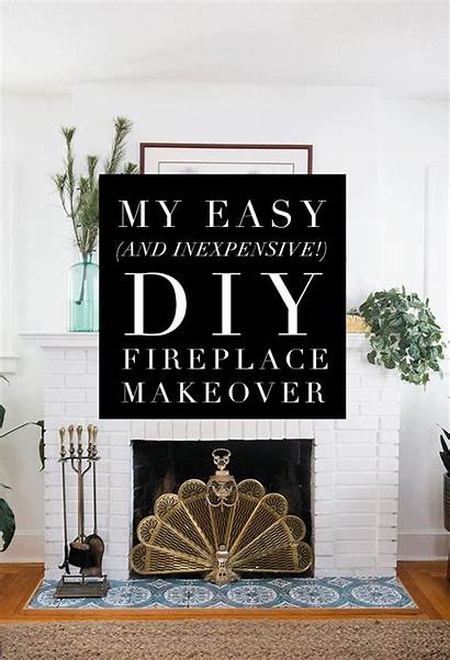 Fireplace Makeover Diy Easy Inexpensive Giveaway Before