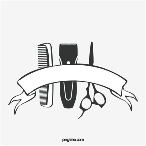 Cartoon Hand Drawn Cute Haircut Sign Illustration Barber Shop