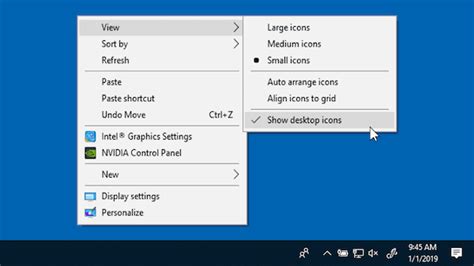 How To Hide Desktop Icons In One Click In Windows