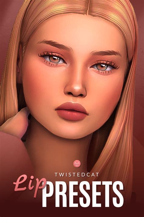 Lip Presets Twistedcat Sims 4 Cc Eyes The Sims 4 Skin Tumblr Sims 4