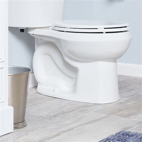 American Standard Colony White Round Standard Height Toilet Bowl 12 In