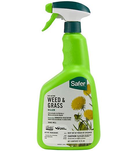 Fast Acting Weed And Grass Killer By Safer 32oz Planet