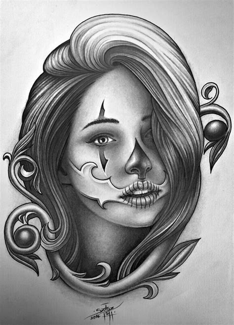 Pin By Irenio Gonzalez On Art Skull Girl Tattoo Chicano Art Art Tattoo