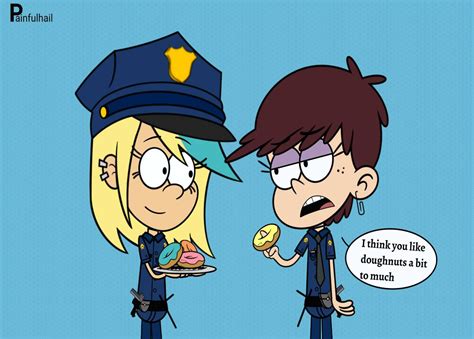 Police And Their Doughnuts Loud House By Painfulhail On Deviantart