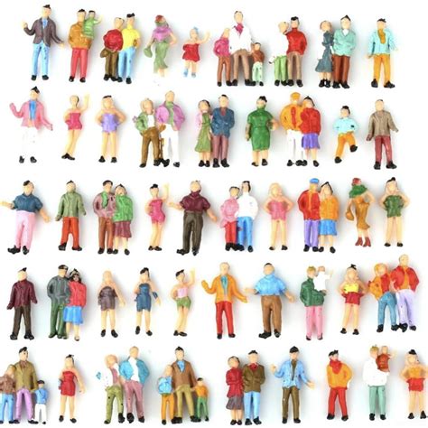 Figures And Decoration Parts Gejoy 100 Pieces People Figurines 175 Scale