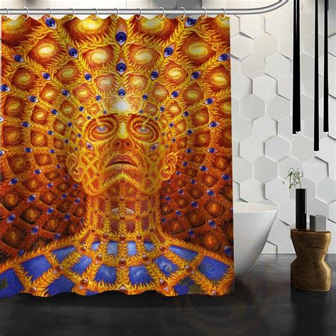 Best Nice Custom Alex Grey Shower Curtain Bath Curtain Waterproof
