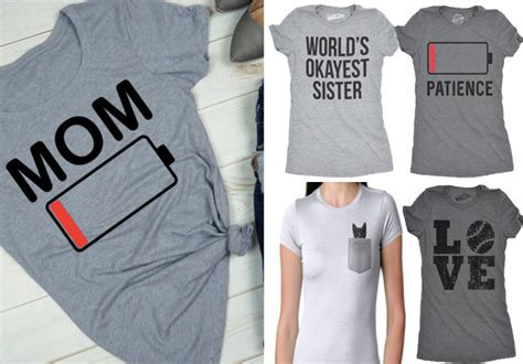Lucky for you, knowing where to do online shopping for top tshirt and the very best deals is dhgates specialty because we provide you good quality graphic tshirt women with good price and service. $9.99 (Reg $20) Funny Women's Graphic Tees