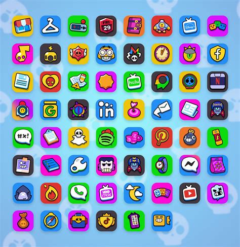 Brawl Stars App Icons Ios 15 Free App Icons With Brawl Stars