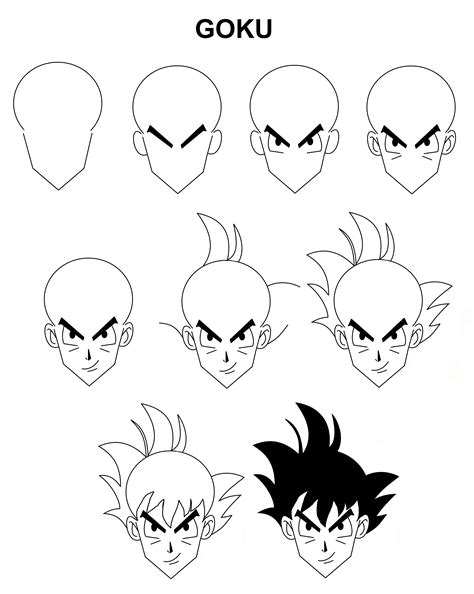 How To Draw Goku Step By Step How To Draw That Goku Drawing Images