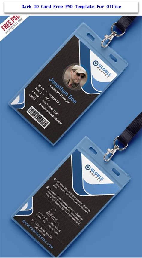If there is one thing every mature needs to move out freely and carry our transactions safely and reliably, it is an id card. Office Staff Id Card Template - Free Download Vector PSD and Stock Image