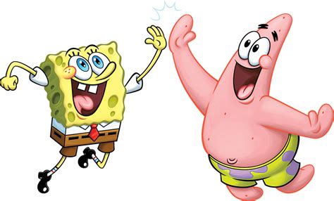 Spongebob And Patrick Transparent Background Png Png Play