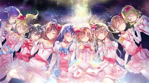 Download 1366x768 Wallpaper Love Live Cute All Anime