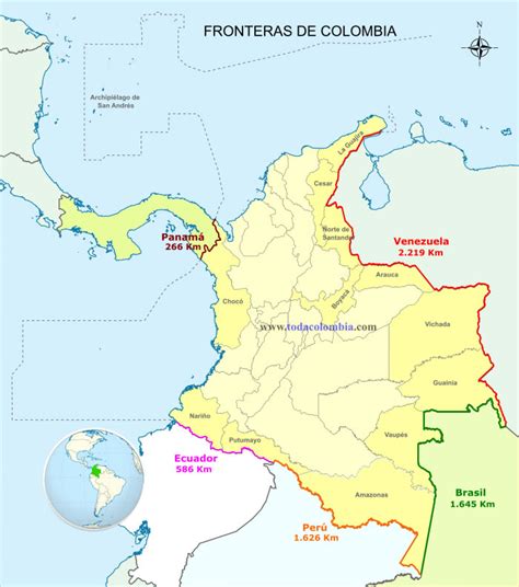 Lista 102 Foto Mapa De Colombia Con Nombres Y Capitales El último