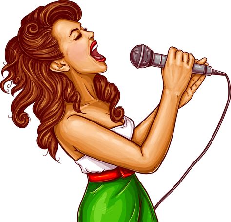 Woman Singing Png Clipart Full Size Clipart 5248407 Pinclipart