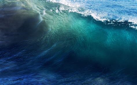 Nd24 Wave Sea Ocean Summer Blue Wallpaper