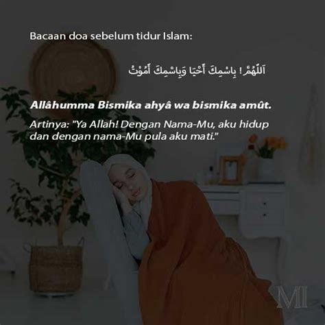 Doa Sebelum Tidur Dan Setelah Bangun Dalam Islam Beserta Terjemah