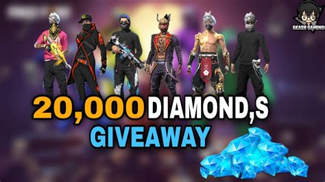 Free Fire Live 20000 Diamonds Giveaway Total Gaming Gyan Gaming