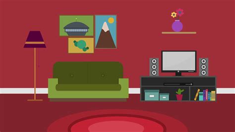 Comfortable sofa in living room cartoon vector by teravector. 7 Ugly Truth About Living Room Cartoon | living room cartoon