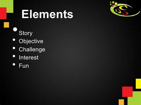 Elements Of Game Design