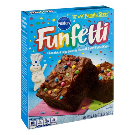 Pillsbury Funfetti Premium Chocolate Fudge Brownie Mix Shop Baking