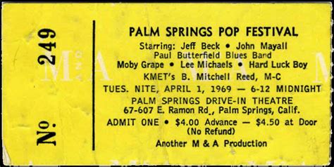 What more could you ask for? 1969 Palm Springs Pop Festival - The Woodstock Whisperer/Jim Shelley