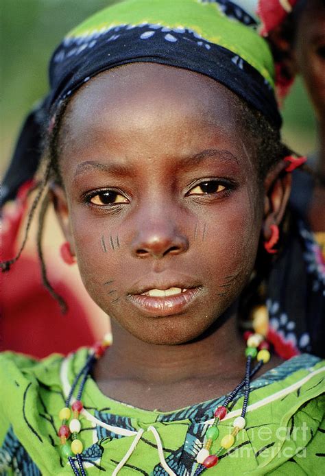 Intense Face Of A Girl In Burkina Faso Photograph By Wernher Krutein Fine Art America