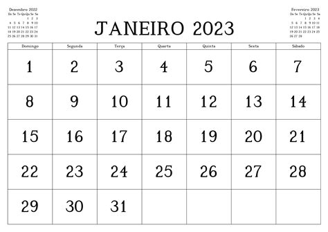 Calend Rio Mensal Janeiro De 2023 Imprimir M S De Janeiro 2023 Imagesee