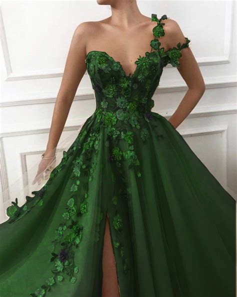 Aeathetix Green Dress Green Wedding Dresses Green Prom Dress Pretty