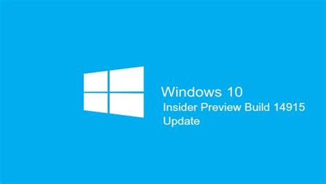 Bug Fixes And Known Issues In Windows 10 Insider Build
