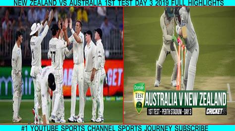 New zealand is roughly 2,000 kilometres (1,200 mi) east of australia across the tasman sea and 1,000 kilometres (600 mi) south of the islands of new caledonia, fiji, and tonga. New Zealand Vs Australia 1st Test Day 3 2019 Full ...