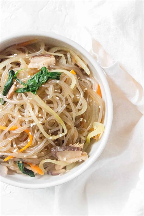 Korean Glass Noodles Japchae Carmy Easy Healthy Ish Recipes
