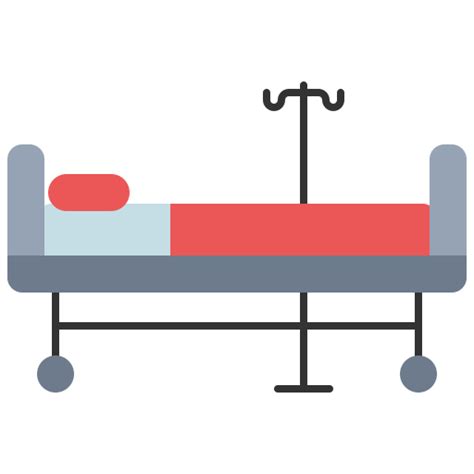 Hospital Bed Generic Flat Icon