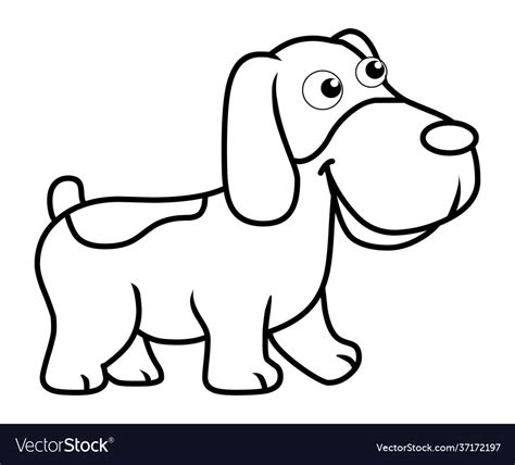 Line Drawing Dog Logo