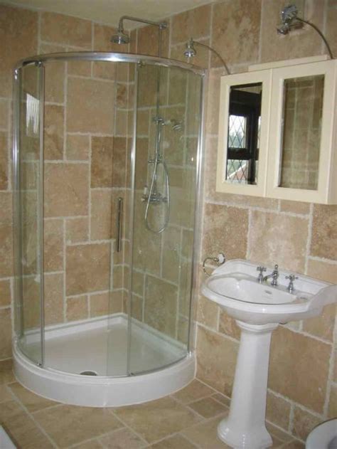 A glass enclosure works well for a small shower or corner shower in smaller bathrooms, where space is at a premium. 25+ Walk in Showers for Small Bathrooms (To Your Ideas and ...